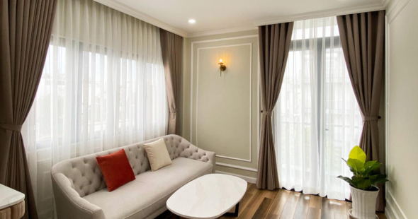 đơn vị thi công rèm cửa cho căn hộ chung cư ở HCM